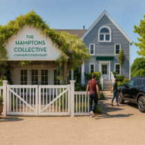 The Hamptons Collective will transform a former garden shop into a high-end cannabis dispensary on County Road 39 near North Main Street in Southampton. ARTISTS RENDERING COURTESY THE HAMPTONS COLLECTIVE