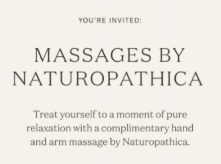 NATUROPATHICA x Jenni Kayne Amagansett Mini-Treatment Event