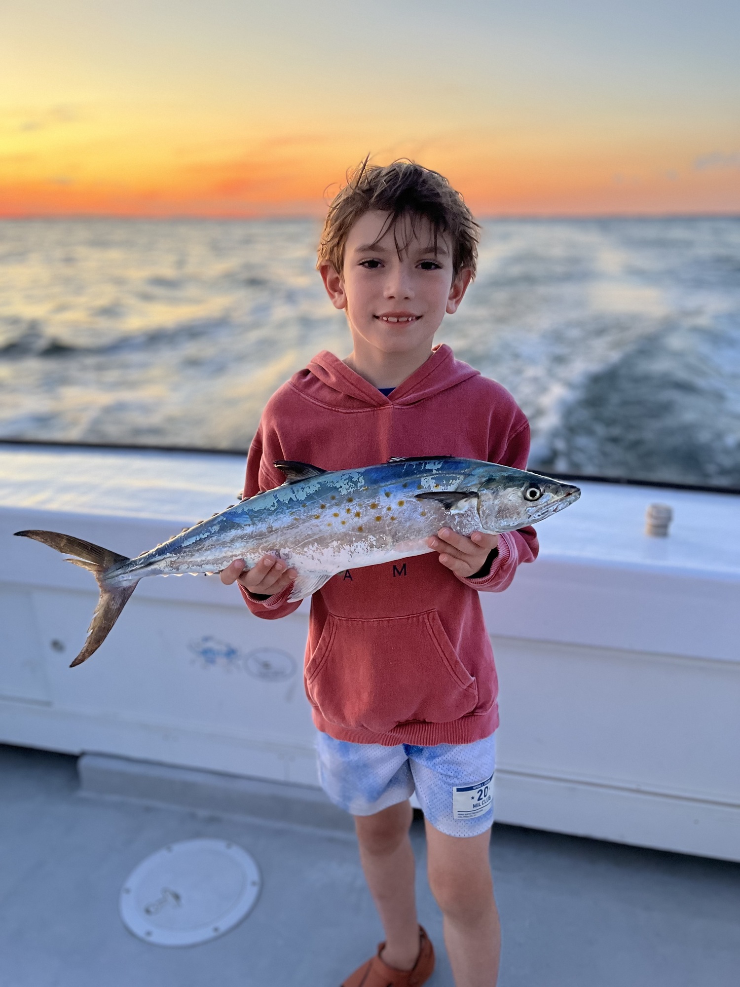 Aleksei Darvin caught this delicious Spanish mackerel while visiting the Eastern Shore of Maryland with his family. TANYA PACHECO