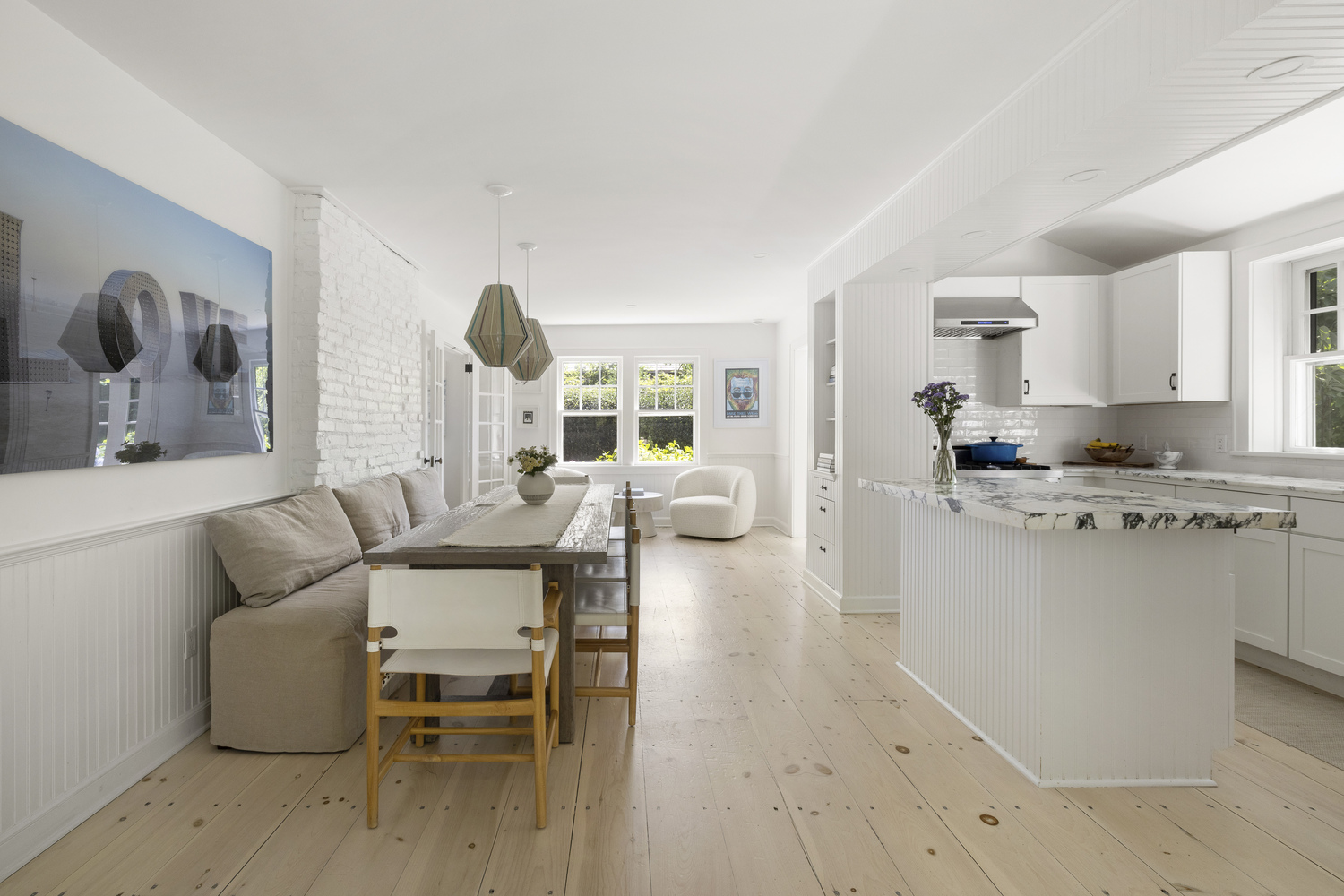 Jessica Vertullo and Christopher Stewart's East Hampton home.  LENA YAREMENKO