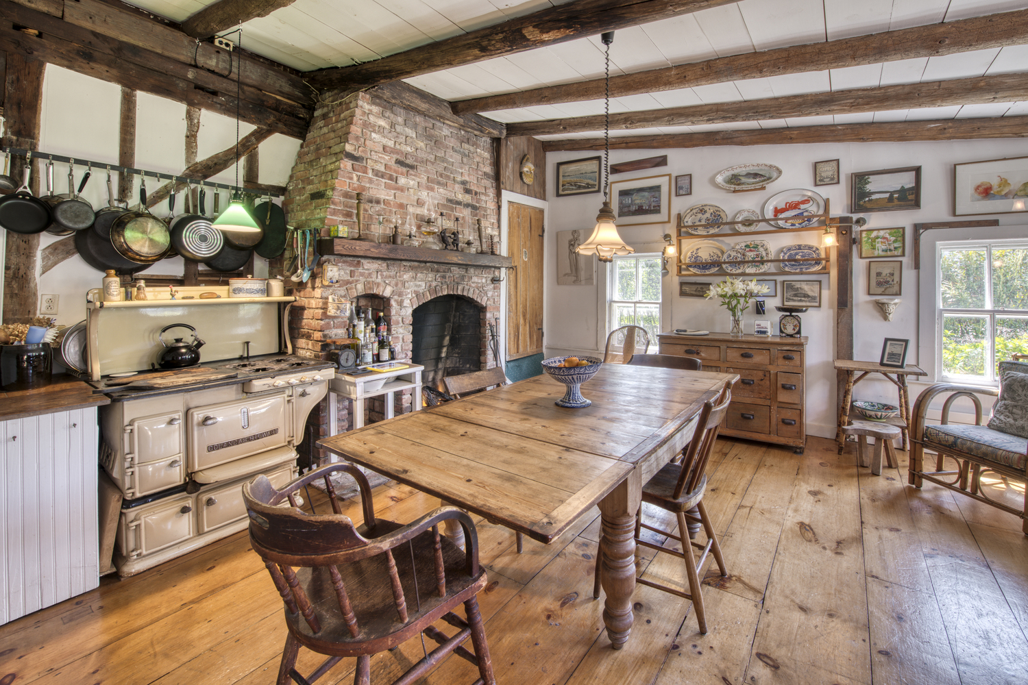 Inside 67 Garden Street in Sag Harbor. COURTESY BROWN HARRIS STEVENS