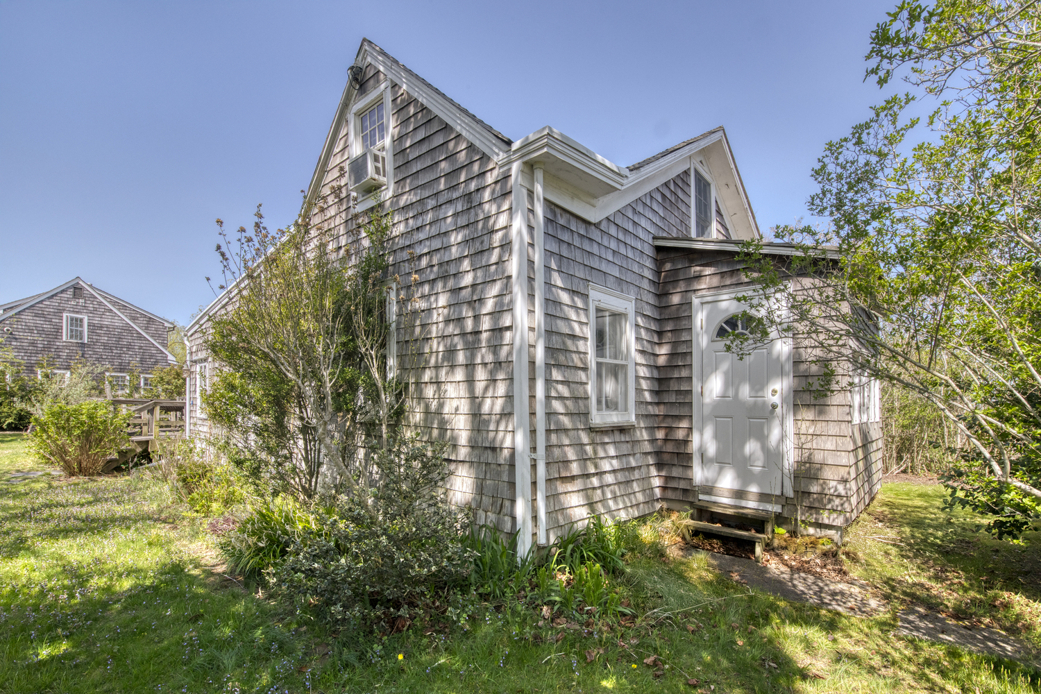 The front entry of 67 Garden Street in Sag Harbor. COURTESY BROWN HARRIS STEVENS