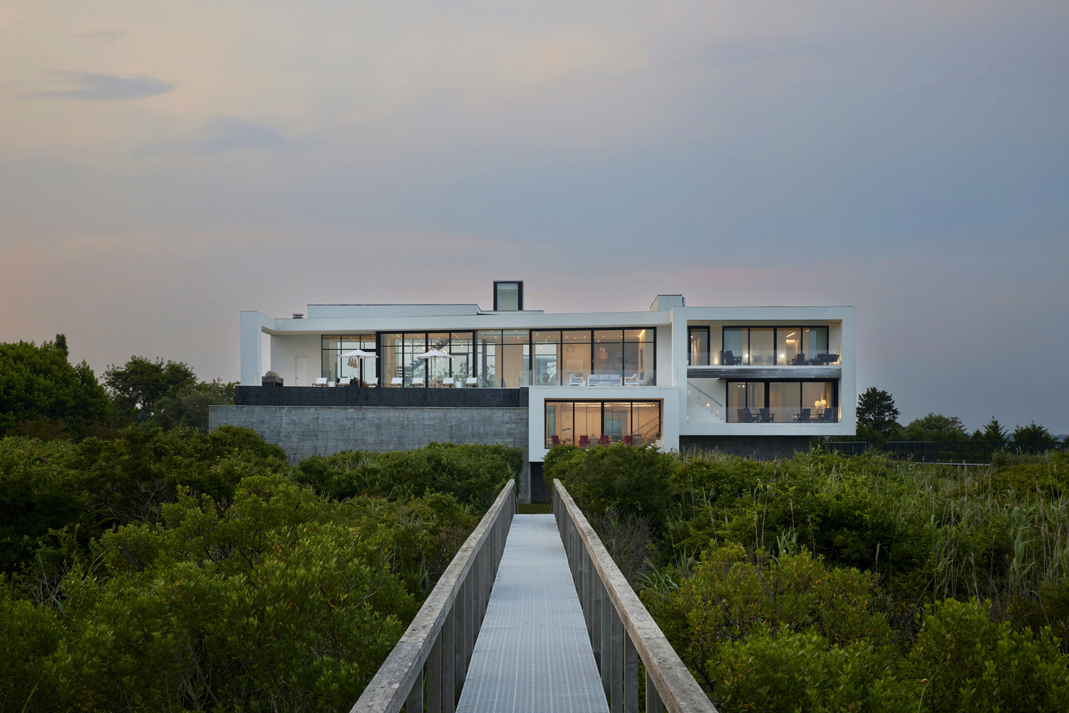 951 Flying Point Road in Water Mill recently sold for $22.5 million.  COURTESY BESPOKE