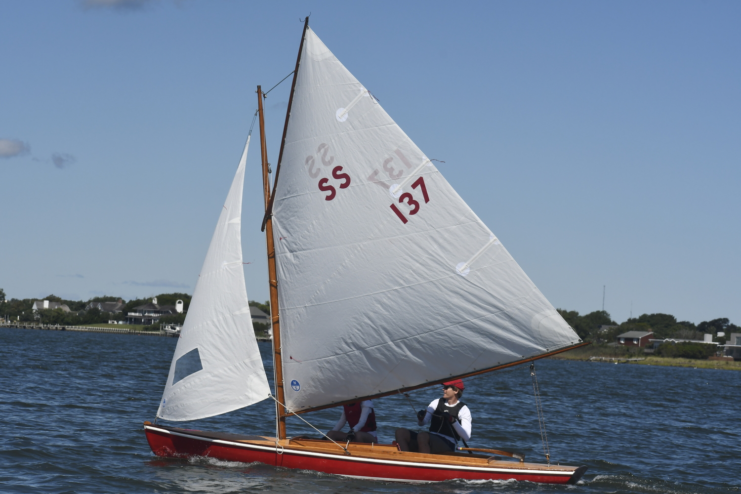 Simon and Serena Gerson were winners of  Saturday's Dudley Trophy races.  DREW BUDD