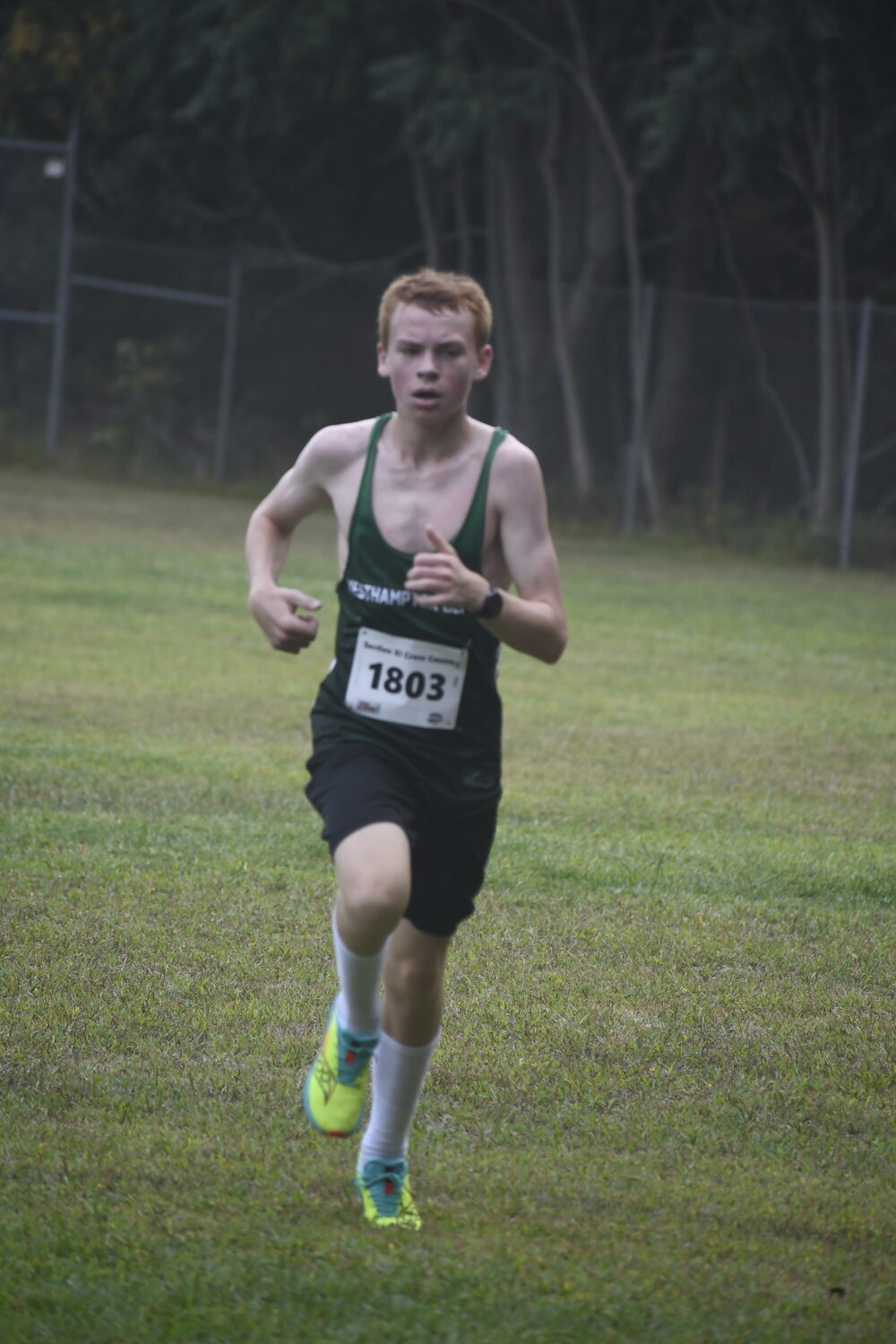 Westhampton Beach sophomore Filip Sanczenko finished 13th in the varsity 
