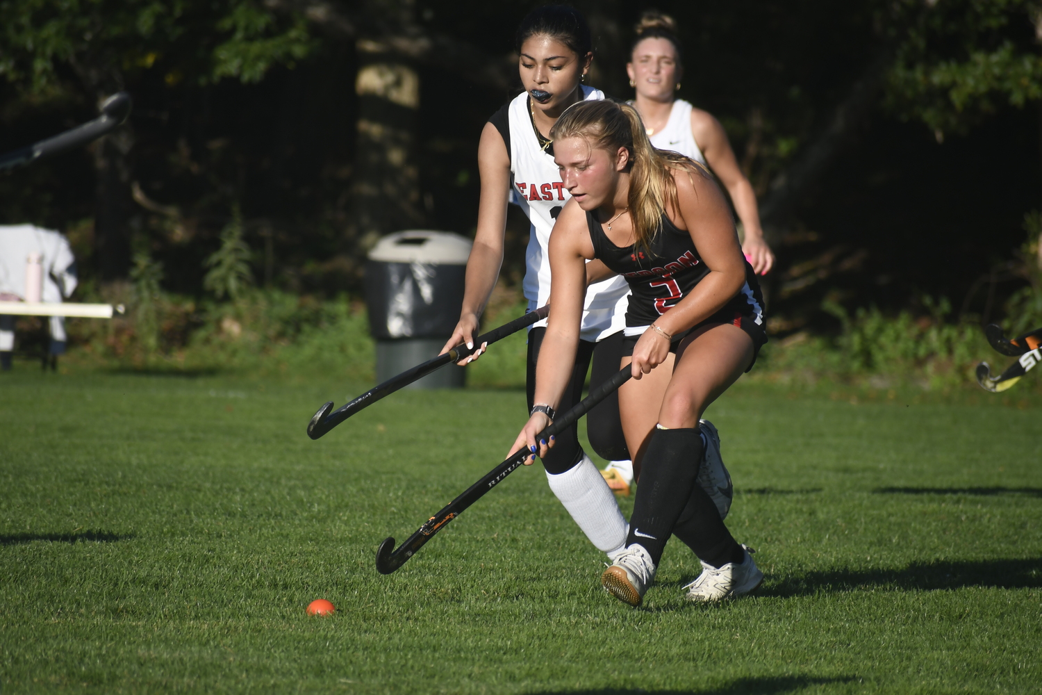 Pierson senior Abby Perello gets to a loose ball.  DREW BUDD