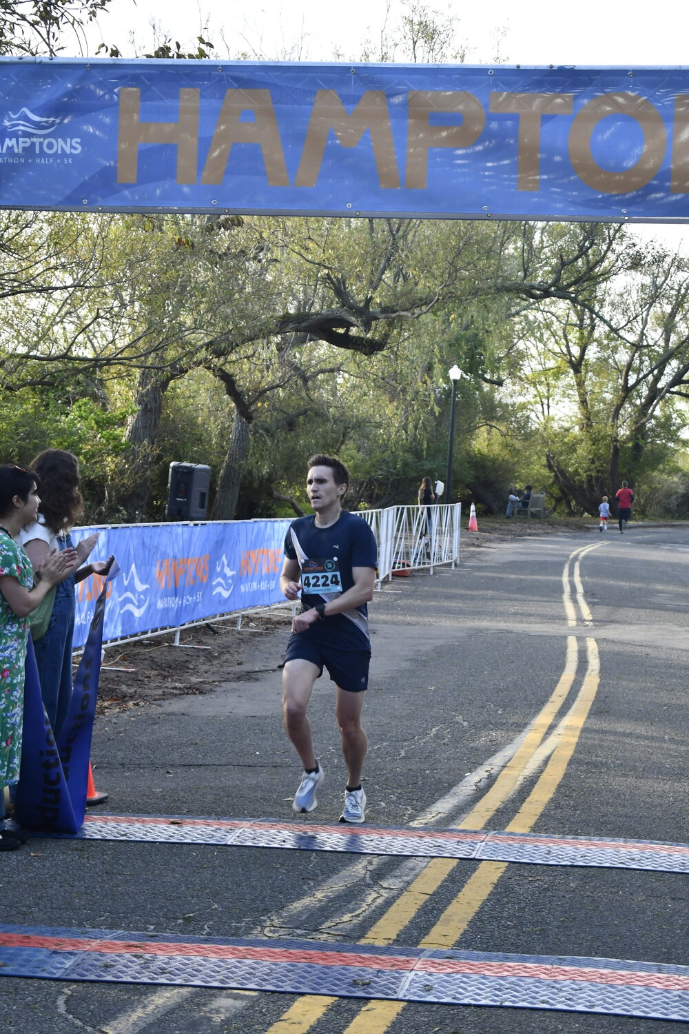 David East of Alexandria, Virginia, placed third overall in the 5K. DREW BUDD