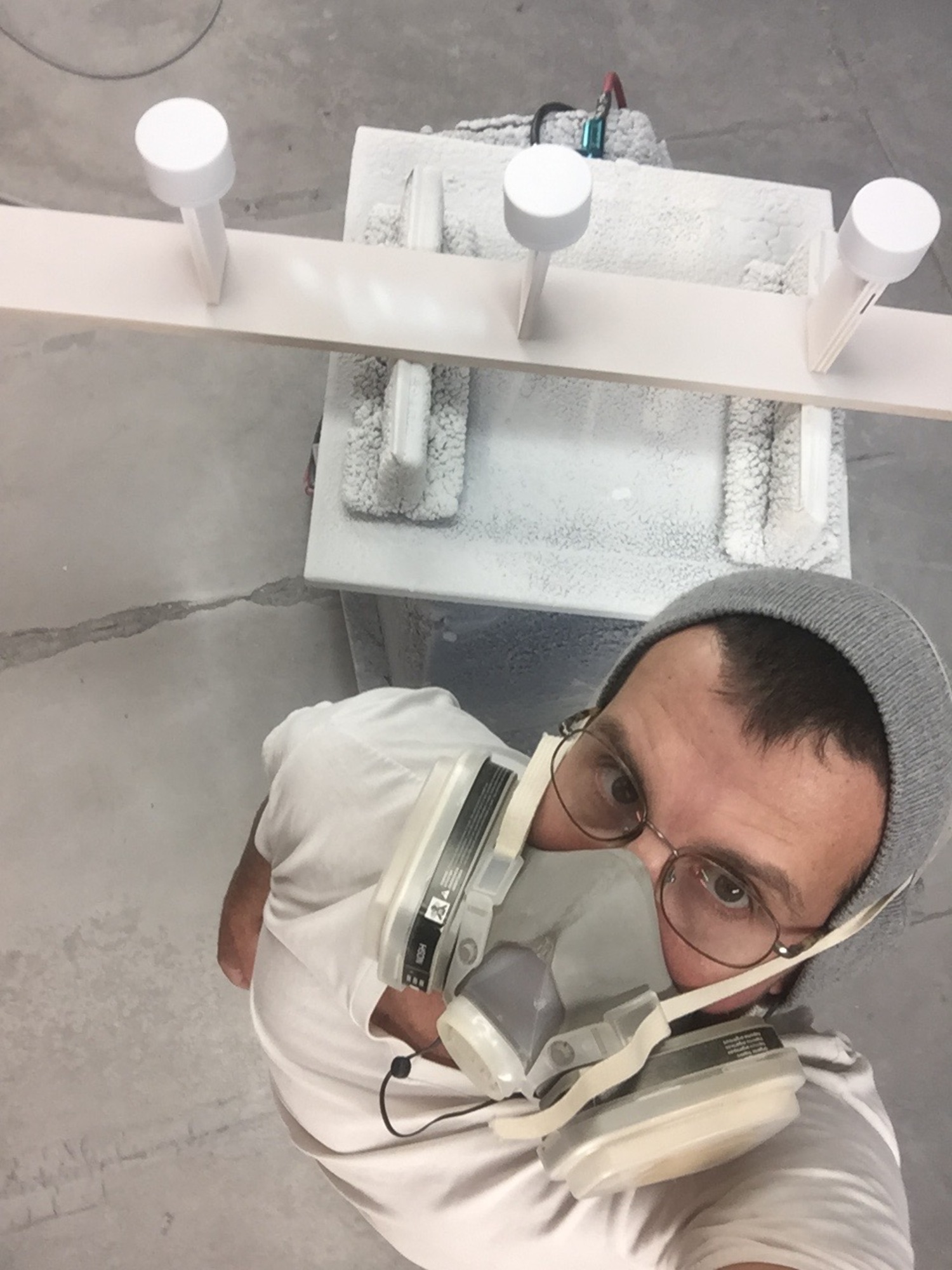 Christopher Pfeifle at work. COURTESY CHRISTOPHER PFEIFLE