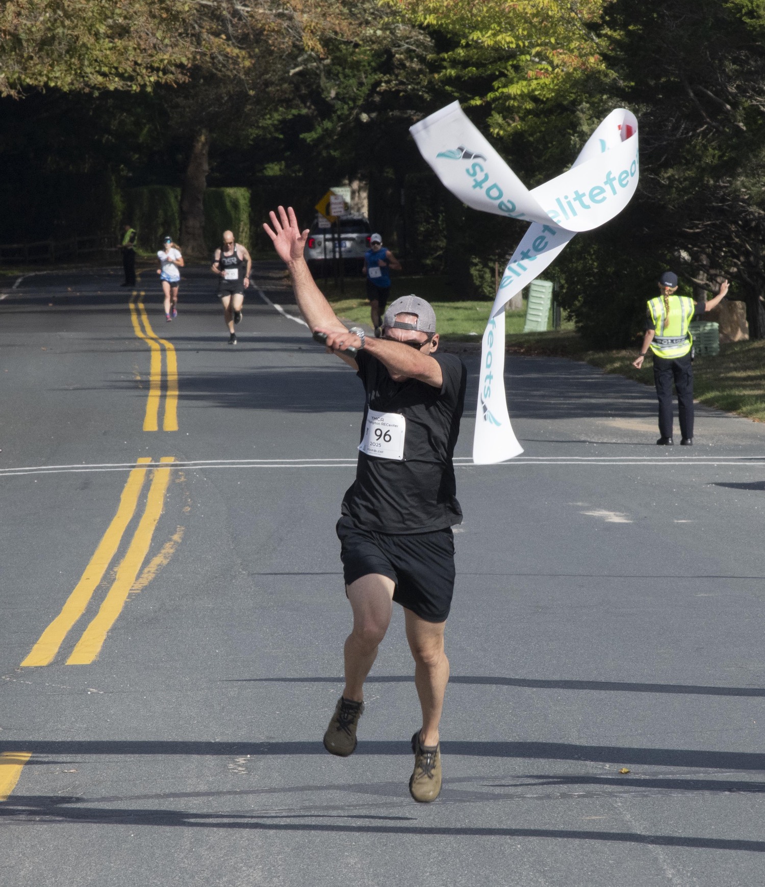 Edwin Palacios was the champion of Sunday morning's race.  DOUG KUNTZ