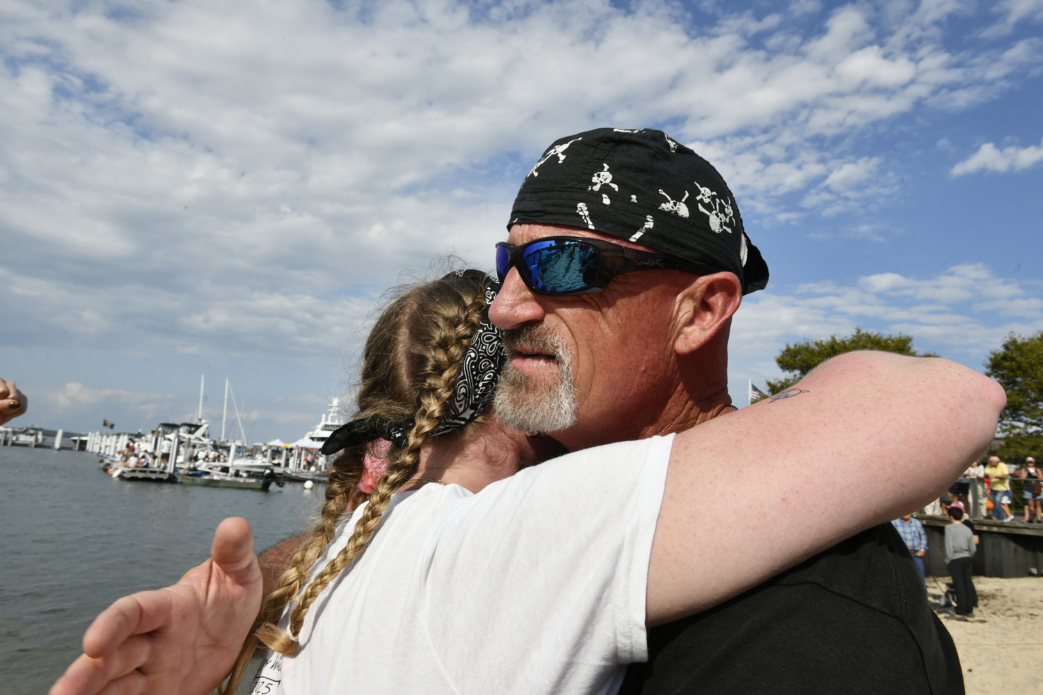 Father and daughter Whalers Maddie and Bill Martin.