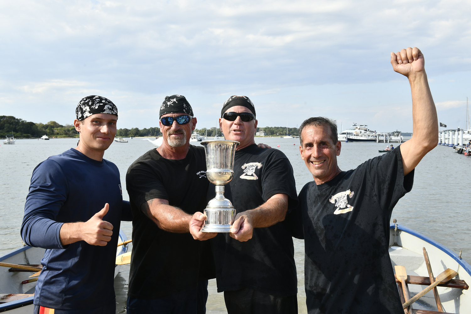 Team Whalers: Sean Emmons, Bill martin, Ray Pettigrew and Sal Lantiere.  DANA SHAW
