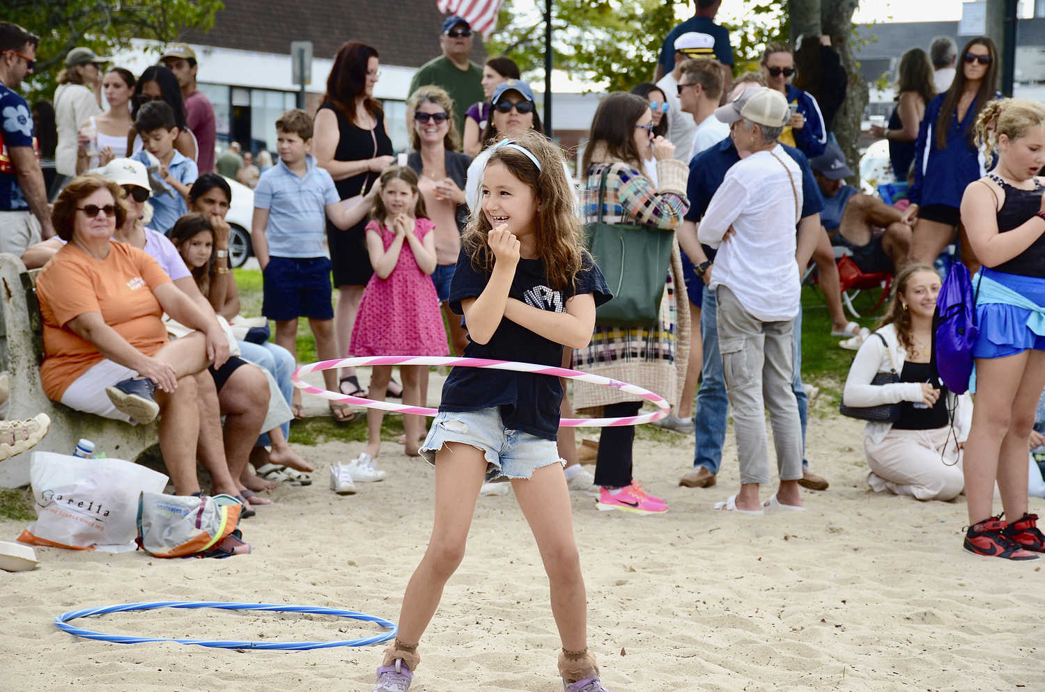 The hula hoop contest on Saturday.  KYRIL BROMLEY