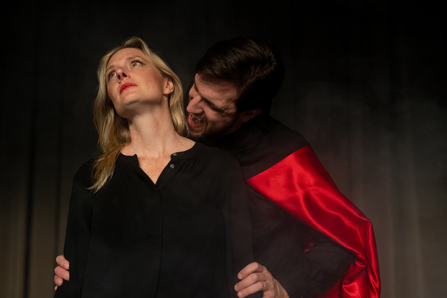 Tim Ferris and Mary Sabo in Center Stage's upcoming production of “Bram Stoker’s Dracula.” DANE DUPUIS