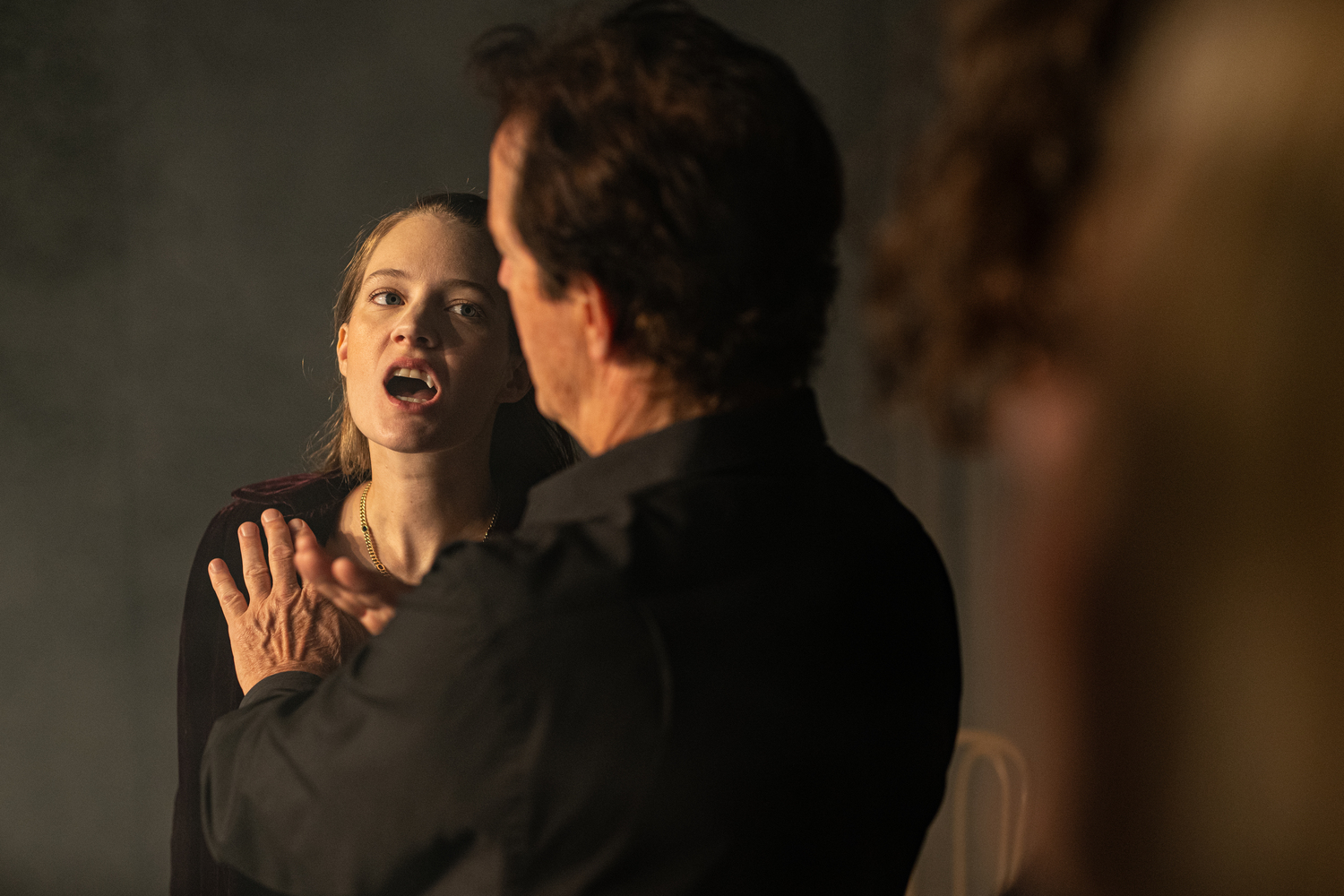 Tim Ferris and Mary Sabo in Center Stage's upcoming production of “Bram Stoker’s Dracula.” DANE DUPUIS