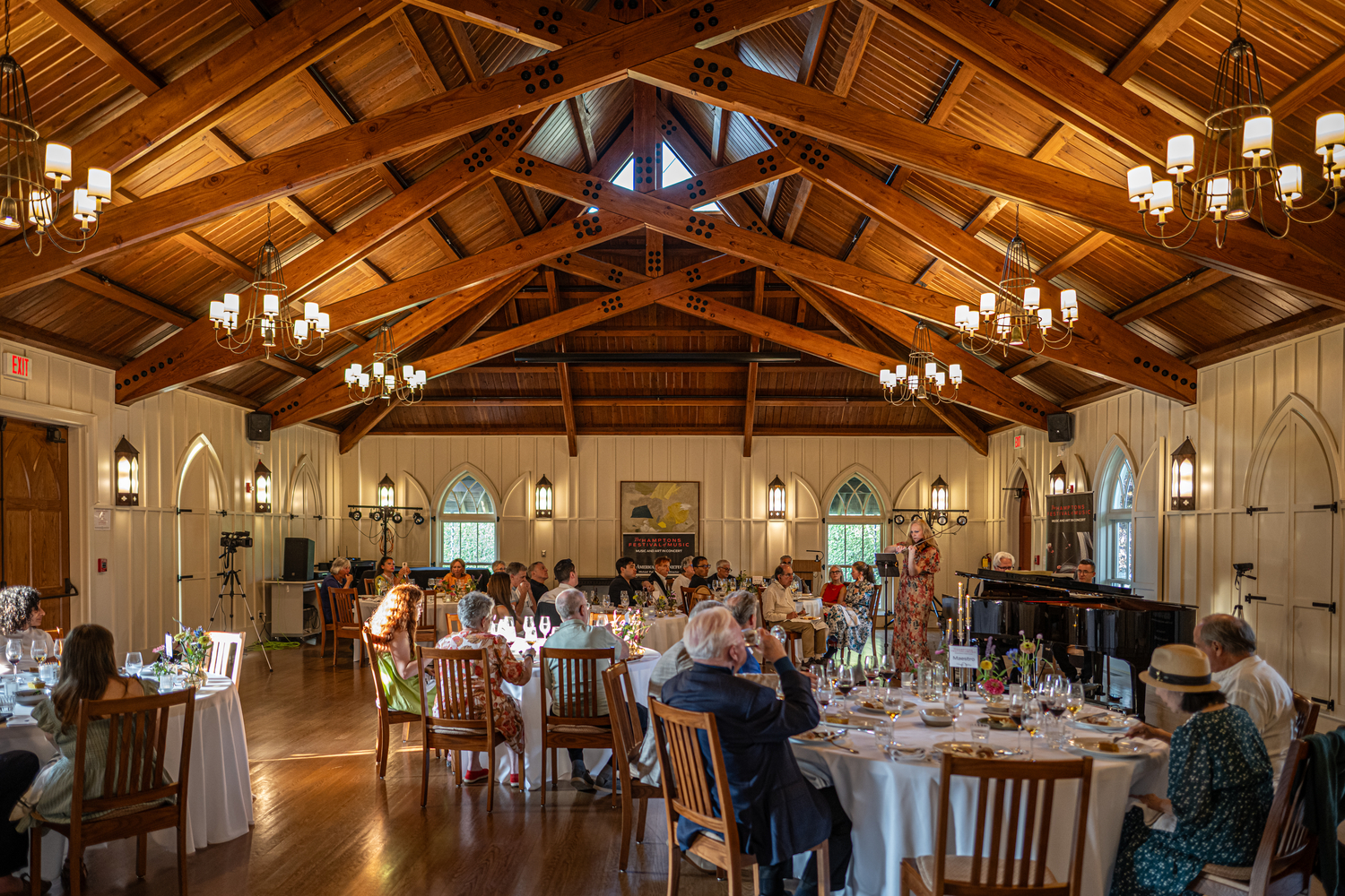 Inside Hoie Hall during TH·FM's “Tasting Notes” event at Hoie Hall on August 16. DANE DUPUIS