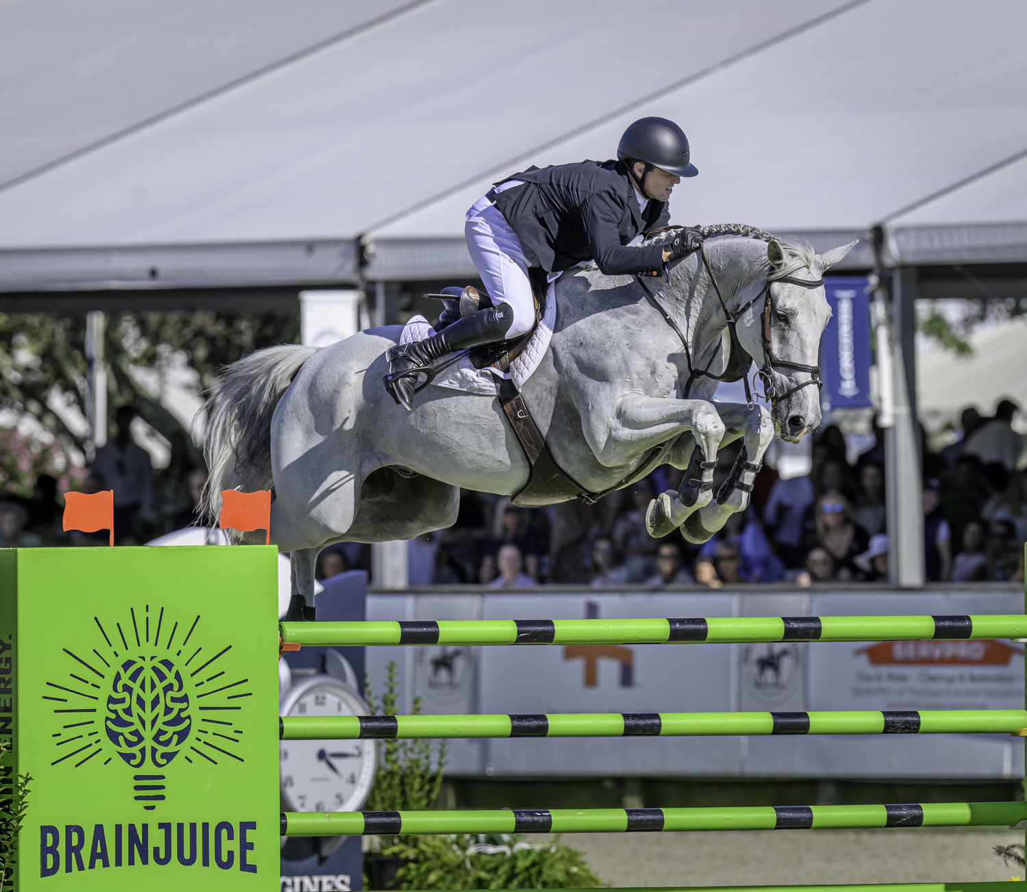 Shane Sweetnam gets over the Brainjuice jump.  MARIANNE BARNETT