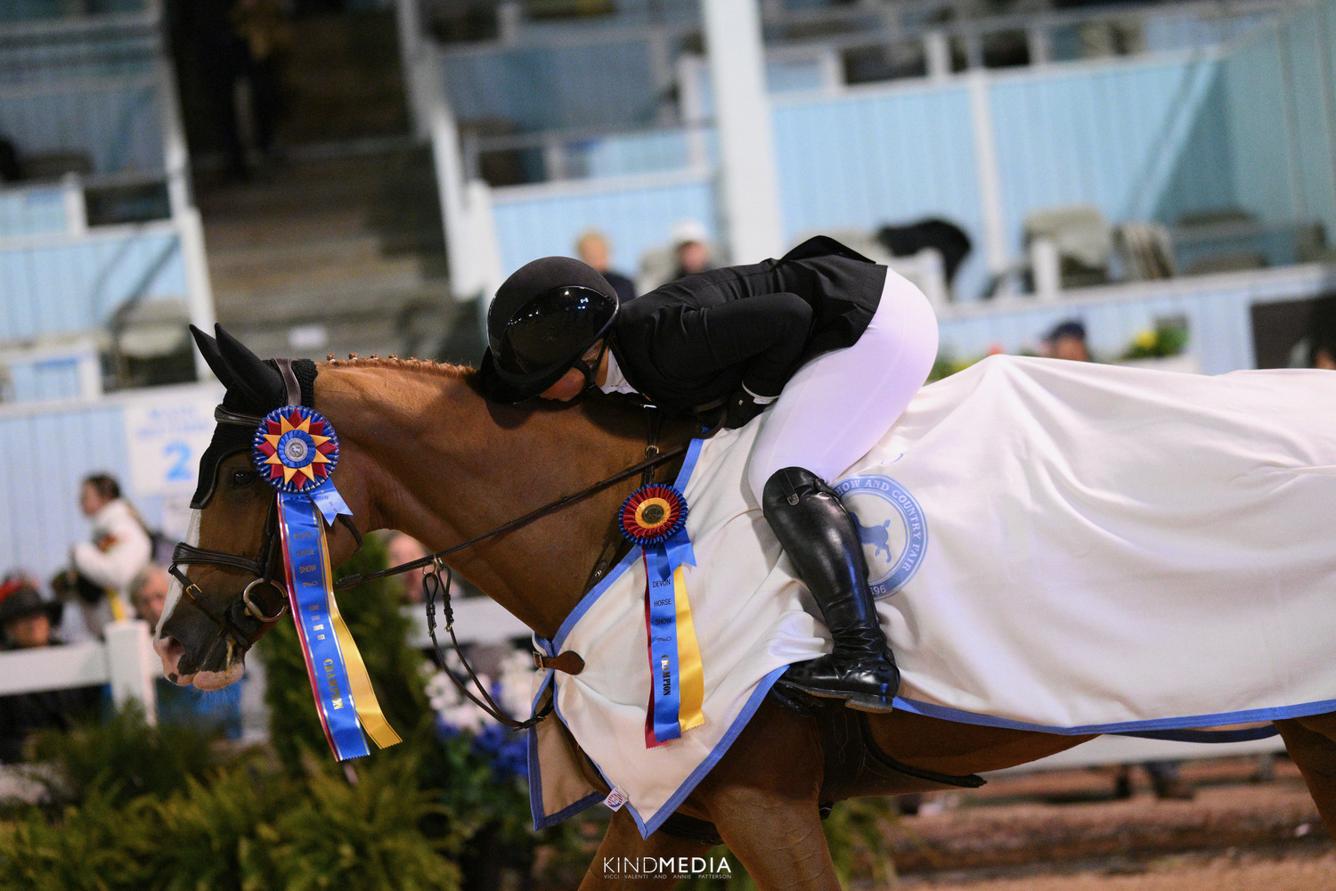 Alexa Lignelli, who graduated from Pierson High School in June, with her horse, XO Zadora. The pair have found success early in their partnership, and will compete together at the Nations Cup in Belgium starting on September 17. They're shown here winning champion at the Devon Horse Show in Pennsylvania.