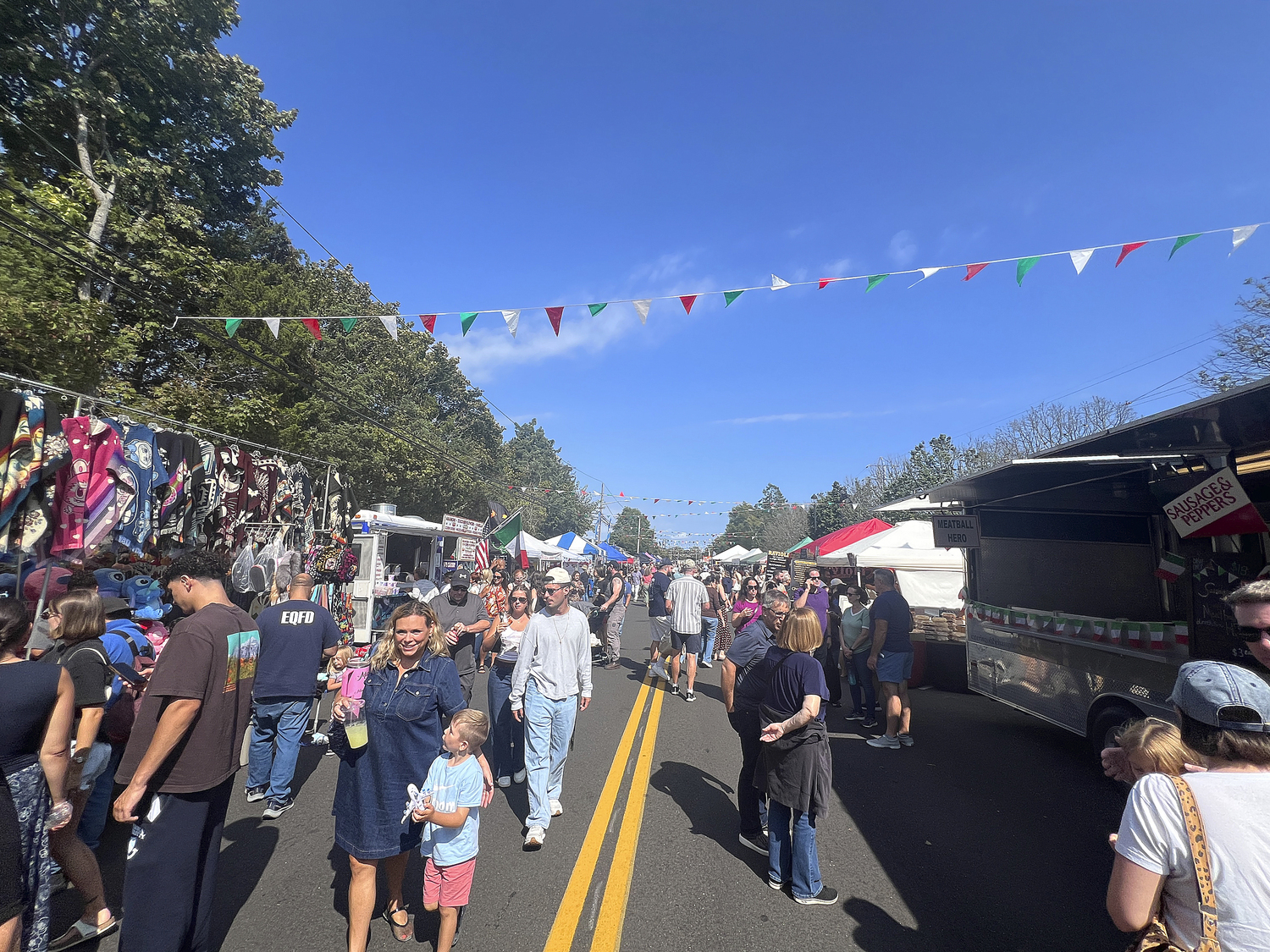 The San Gennaro Fest of the Hamptons on Saturday.
