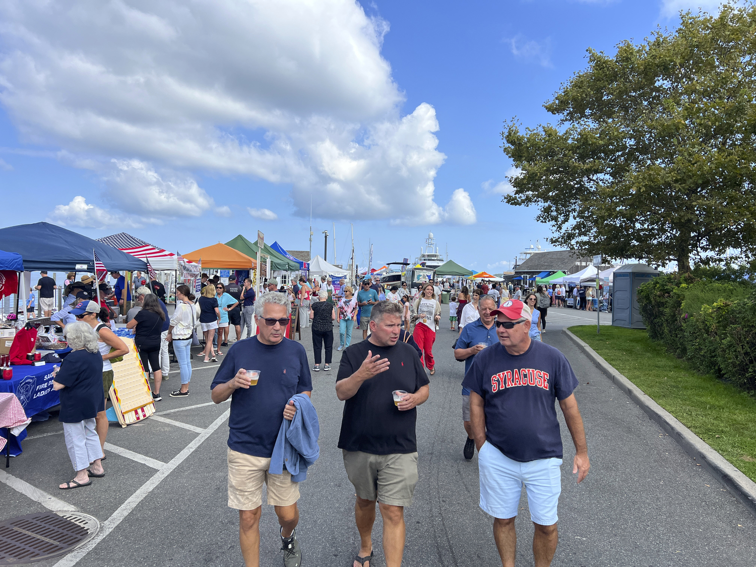 HarborFest in Sag Harbor on Sunday afternoon.  DANA SHAW