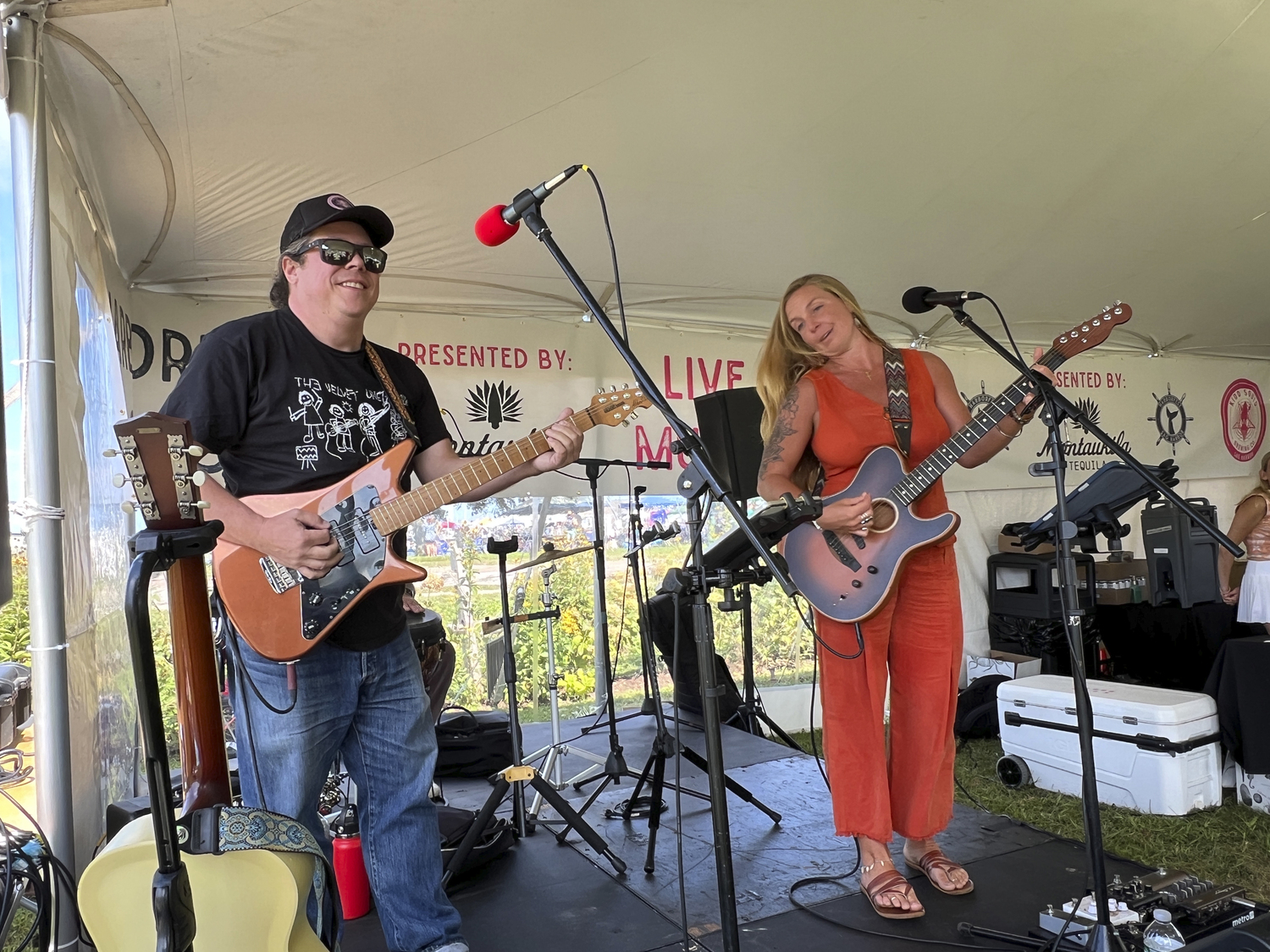 The Greg McMullen Fiasco perform  in Steinbeck Park on Sunday.  DANA SHAW