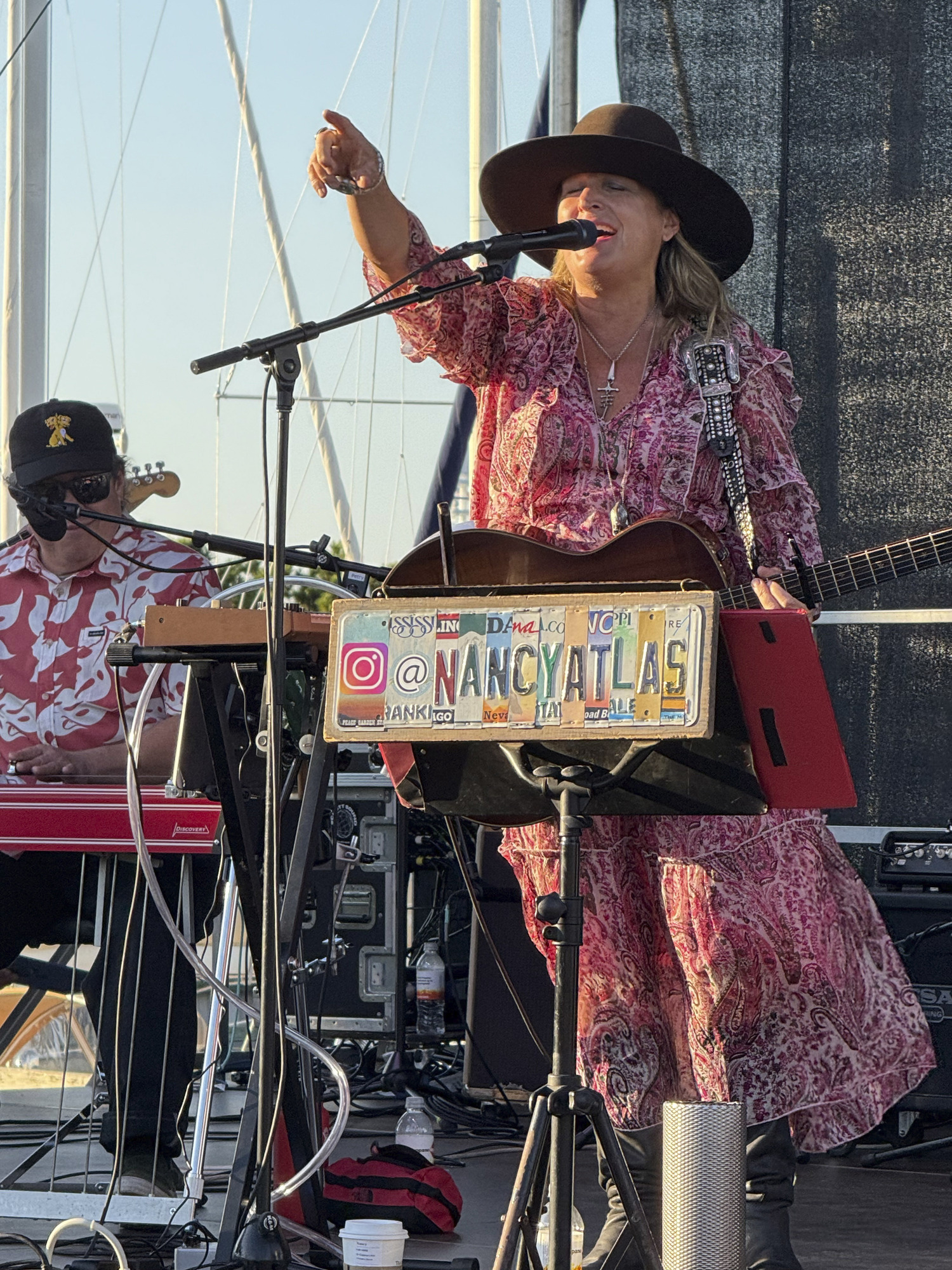 Nancy Atlas closes out the festival on Sunday afternoon in Marine Park.  GAVIN MENU