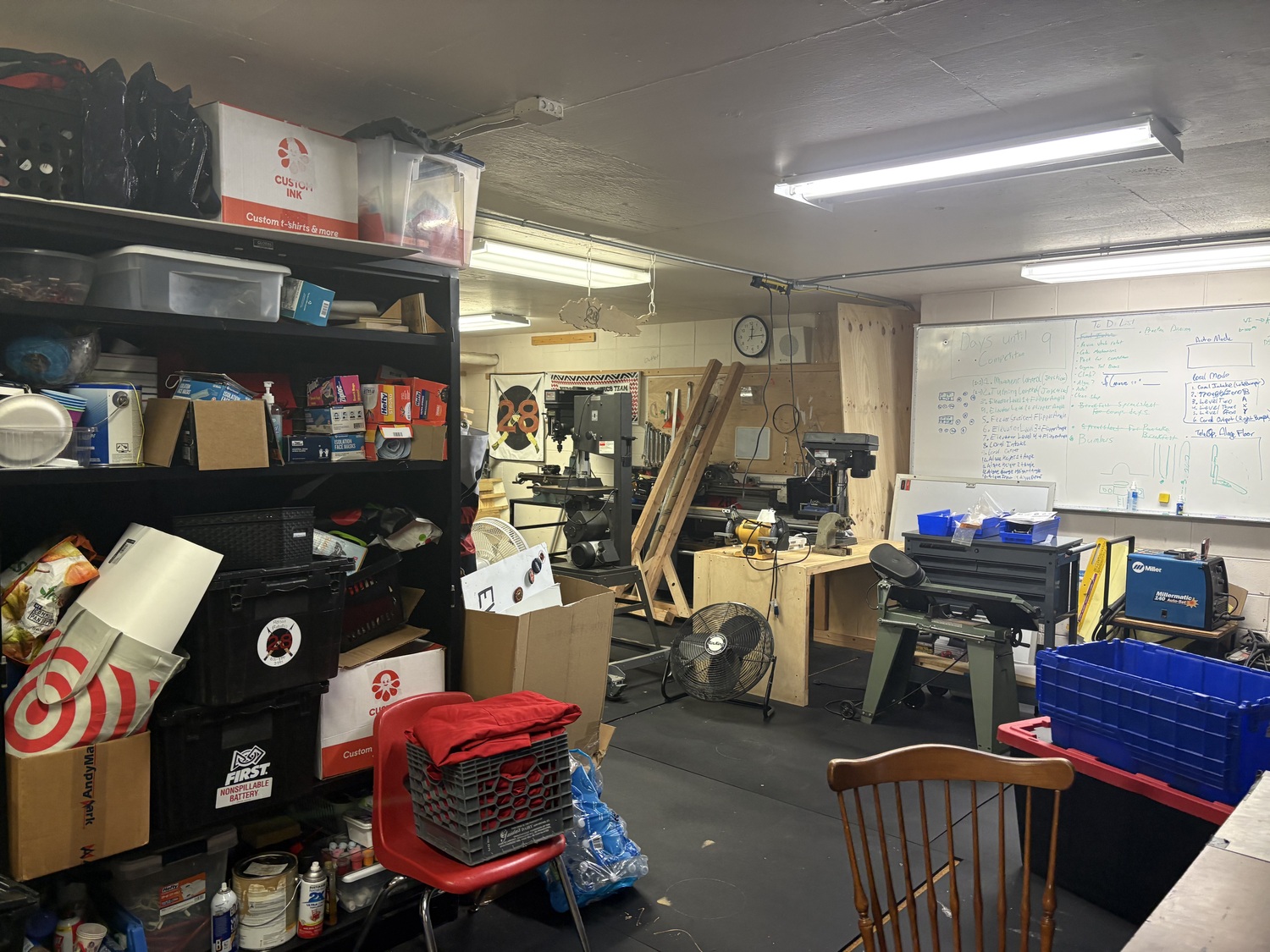 The current robotics room is too small, and located in a windowless basement area that has not been renovated in decades. CAILIN RILEY