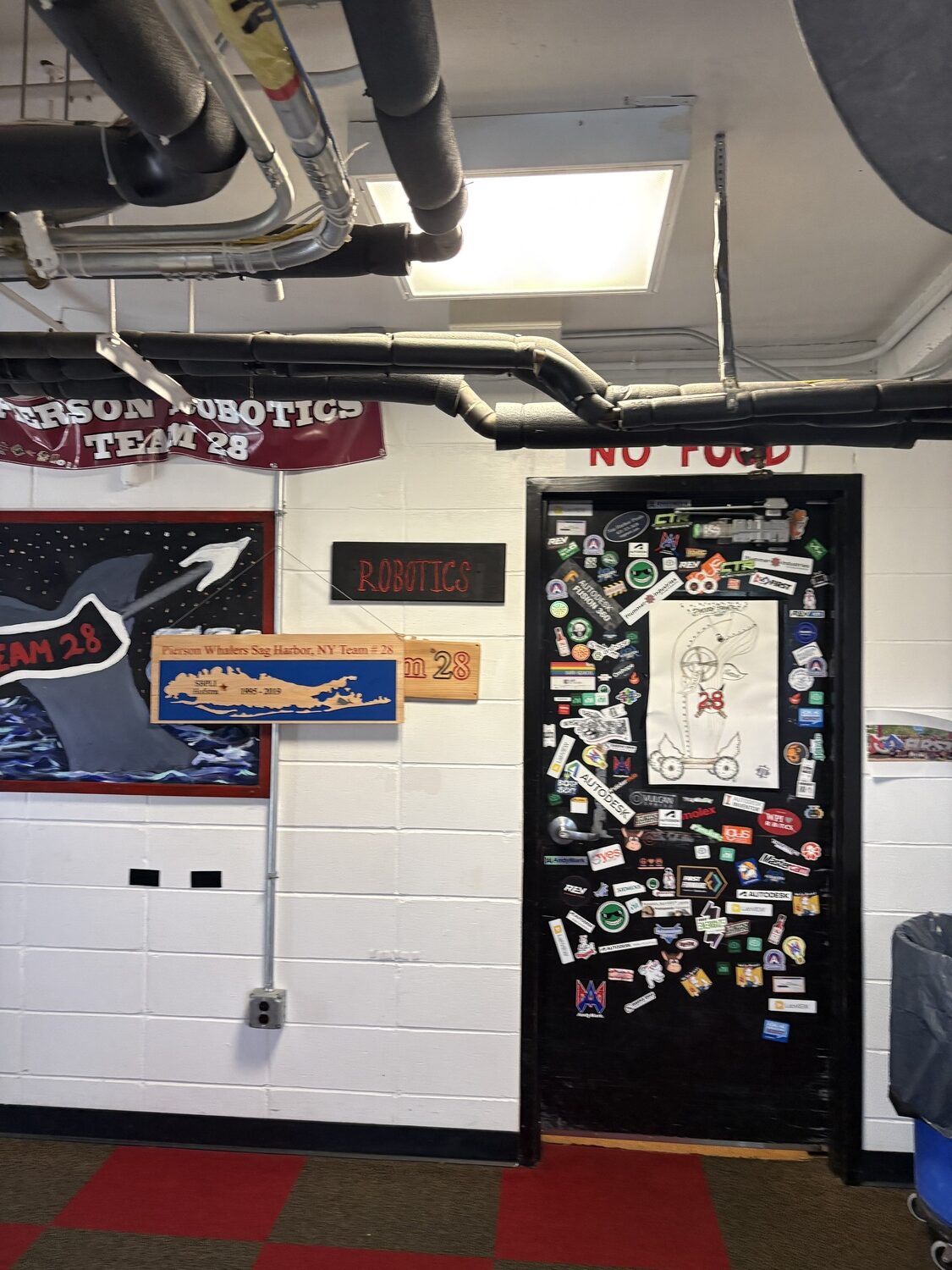 The current robotics room is too small, and located in a windowless basement area that has not been renovated in decades. CAILIN RILEY