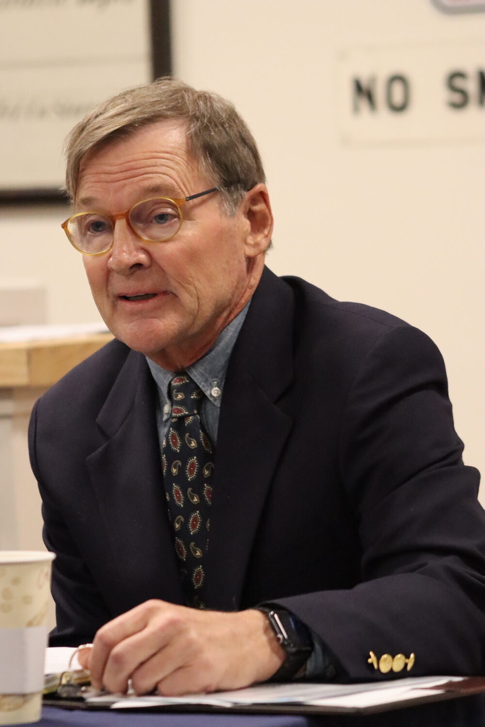 Trustee Roy Stevenson. CAILIN RILEY
