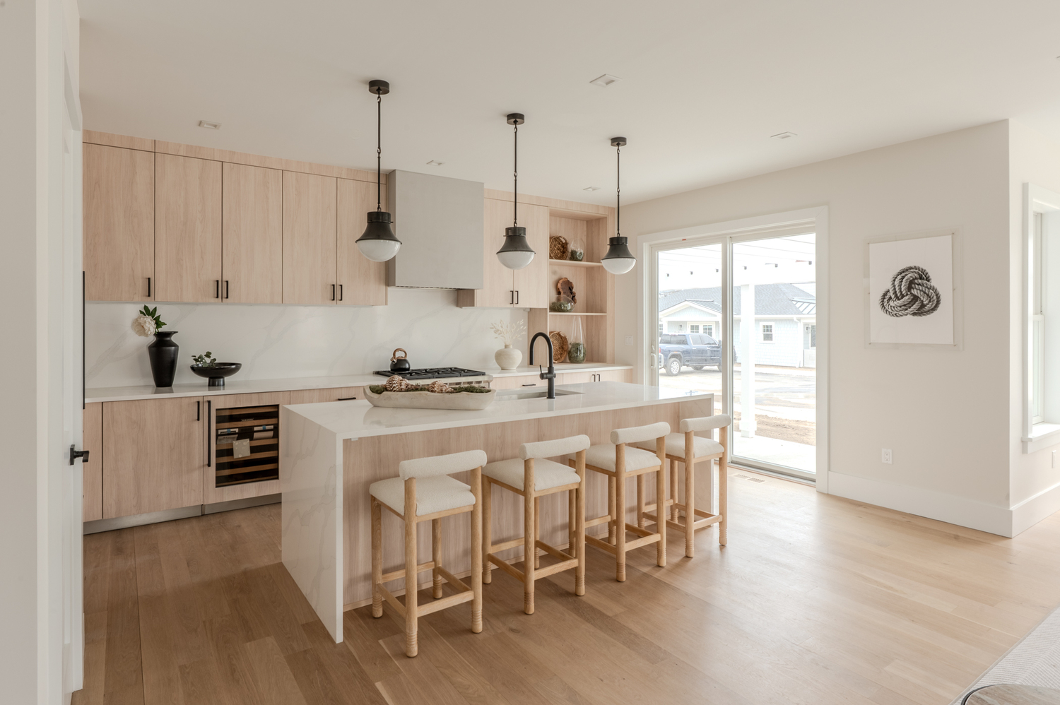 A kitchen in a unit at The Gables at Westhampton Beach. COURTESY INLET REAL ESTATE CAPITAL
