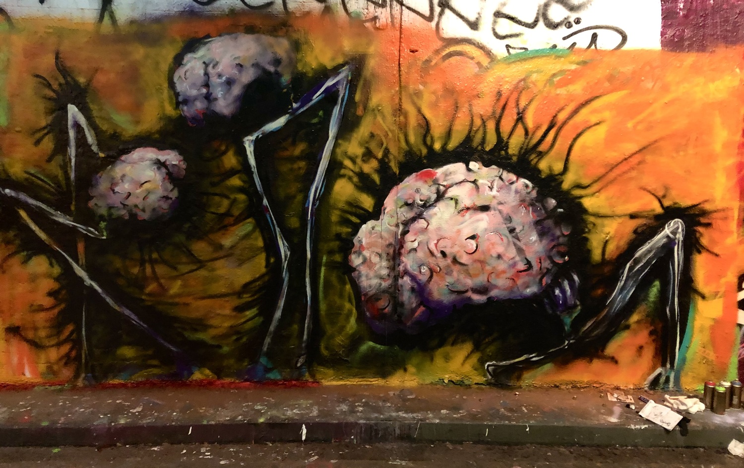 A mural by Christopher Pfeifle in London. COURTESY CHRISTOPHER PFEIFLE