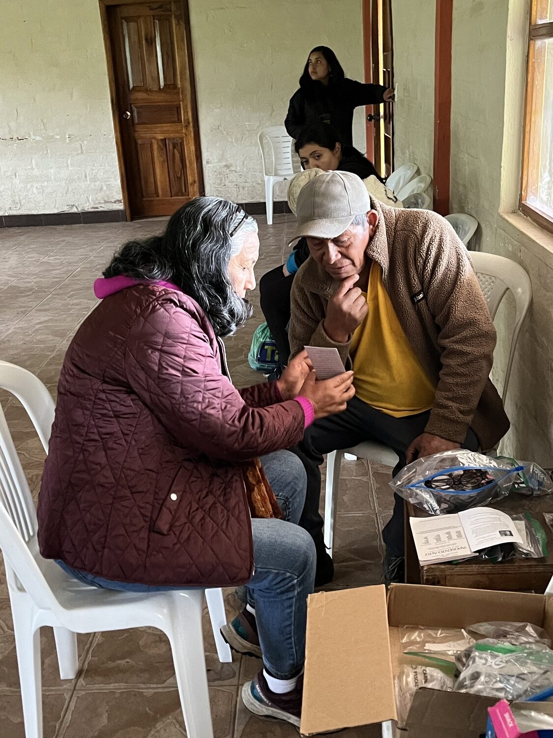Sara Flores, a missionary with the General Board of Global Ministries, inside the medical clinic in Ecuador. COURTESY JUDI LACH VEECK
