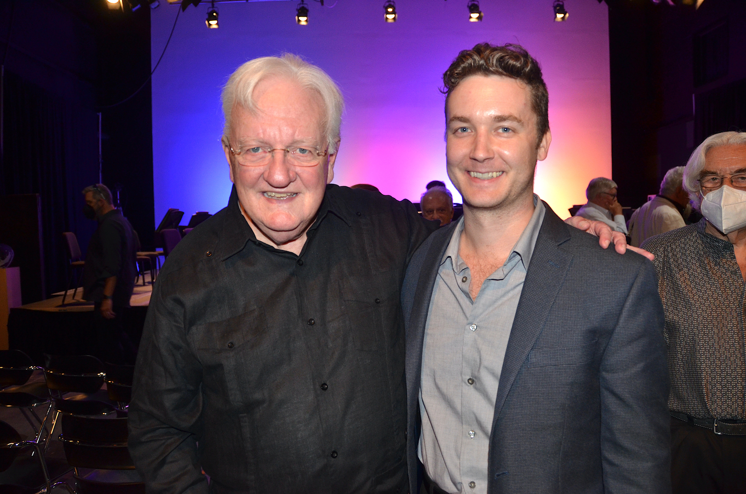 TH·FM Artistic Director Michael Palmer and associate conductor Logan Souther. BOB O'LARY