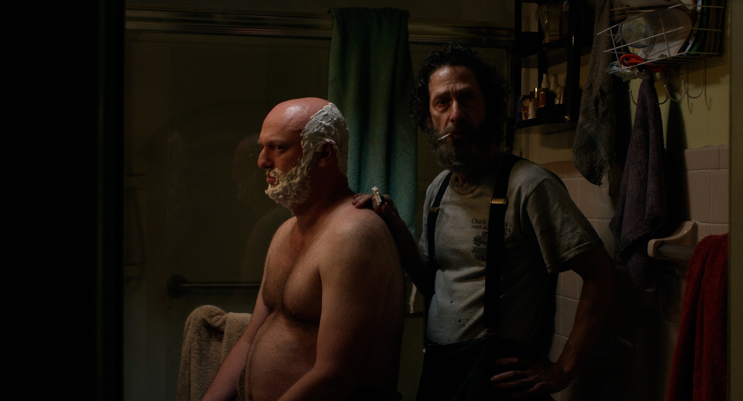 Actors Matthew Maher and Tim Blake Nelson in a scene from 