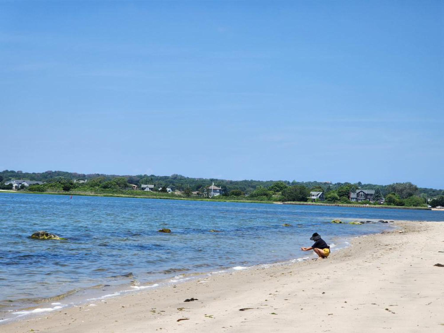 Nanibah Chacon draws by the Atlantic Ocean. JEREMY DENNIS