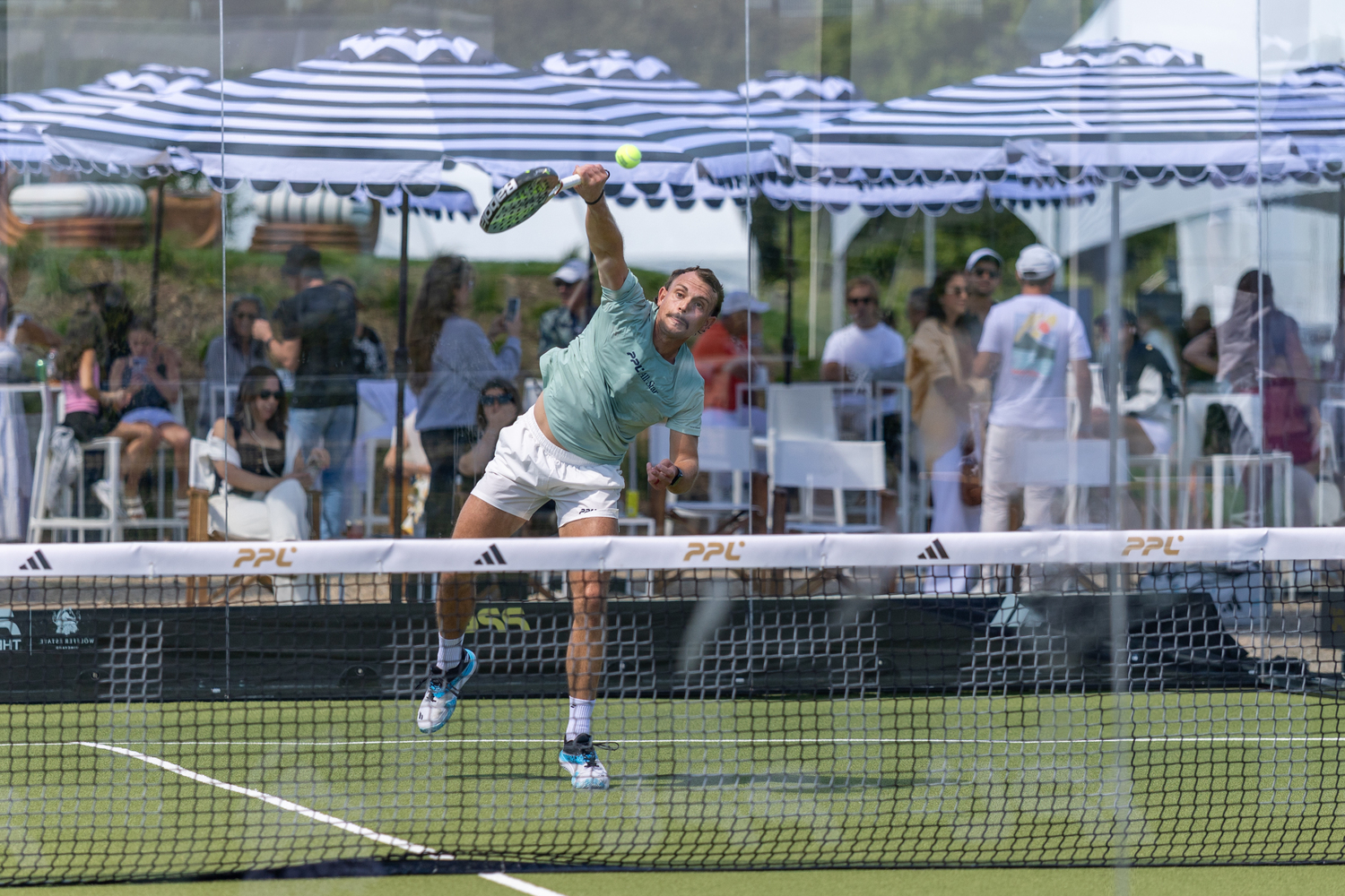 Wölffer Estate Vineyard played host to the Pro Padel League for the first time ever this past Saturday.  RON ESPOSITO