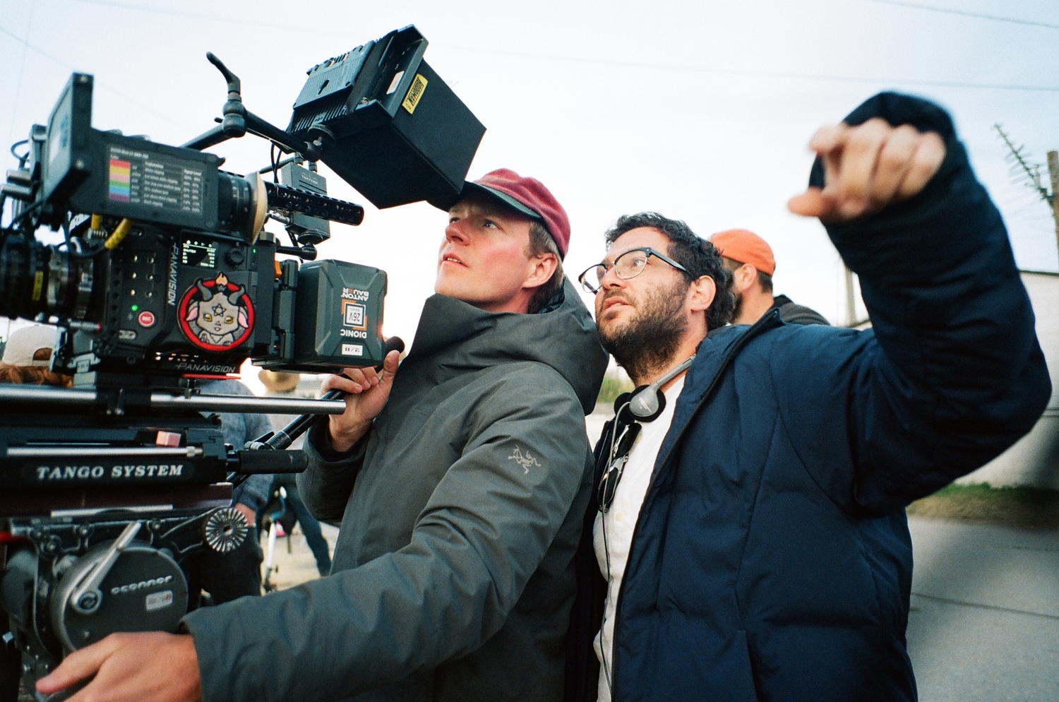Director Ari Selinger during production of 