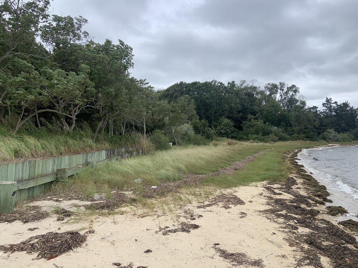 Southampton Town will buy this waterfront parcel just north of the Lance Cpl. Jordan Haerter Veterans Memorial Bridge in North Haven for $15 million. STEPHEN J. KOTZ