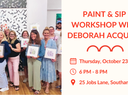 Paint & Sip Workshop With Deborah Acquino