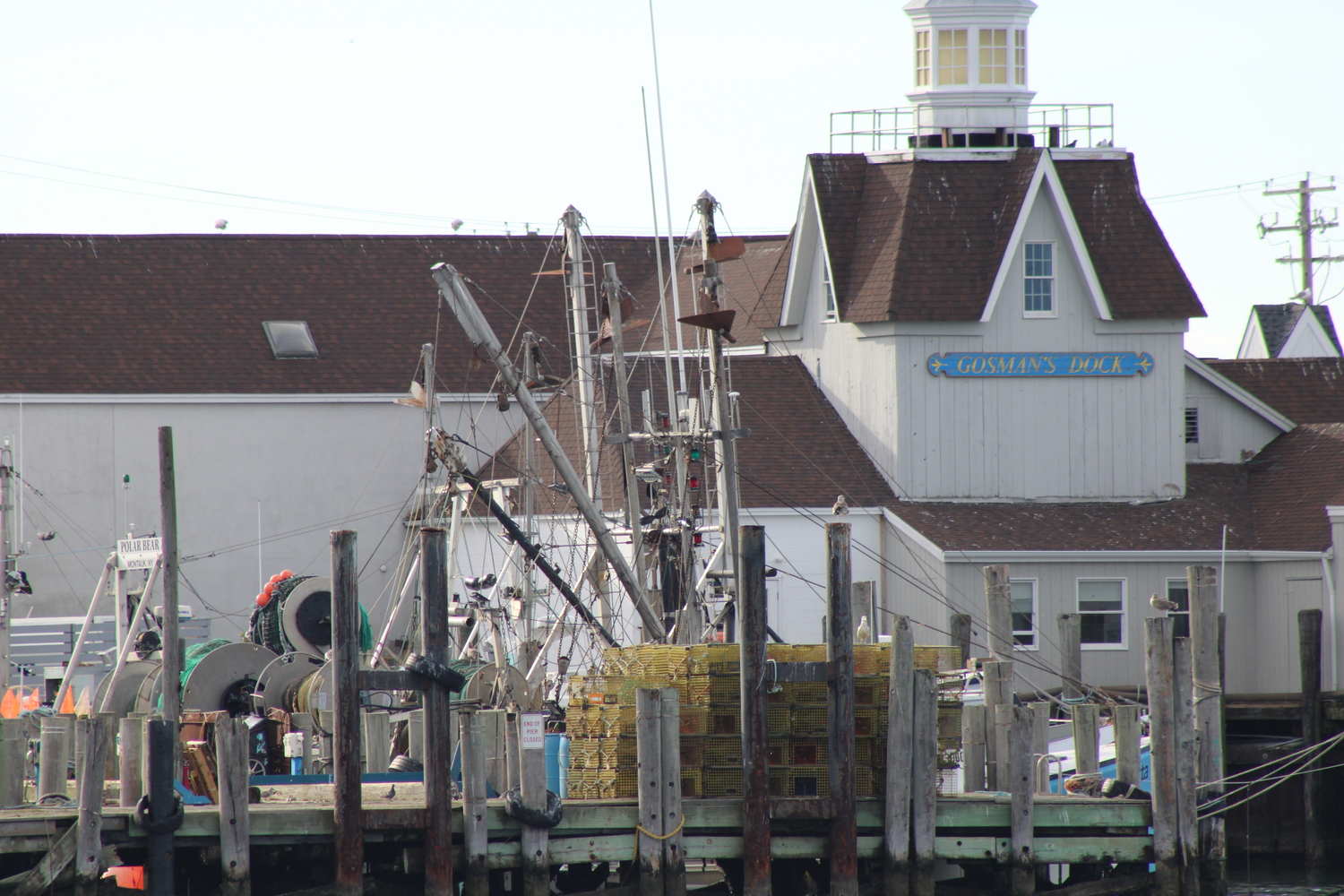 The commercial dock in Montauk as seen from Star Island. The Suffolk County Legislature unanimously passed a law establishing a formal mechanism for preserving working waterfront. The legislation is modeled after a similar law in Maine. There, the state has preserved 25 miles of working waterfront. JACK MOTZ