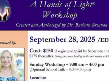 Hands of Light Energy Healing Class