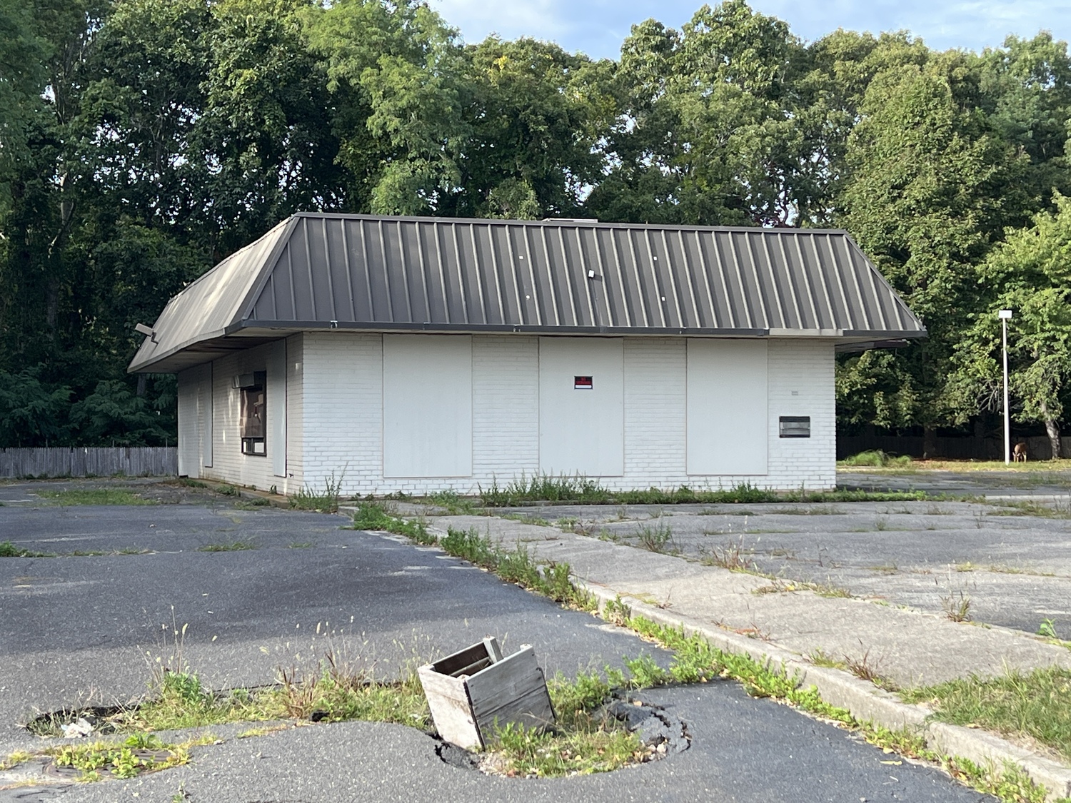 The former bank building has sat empty for many years.