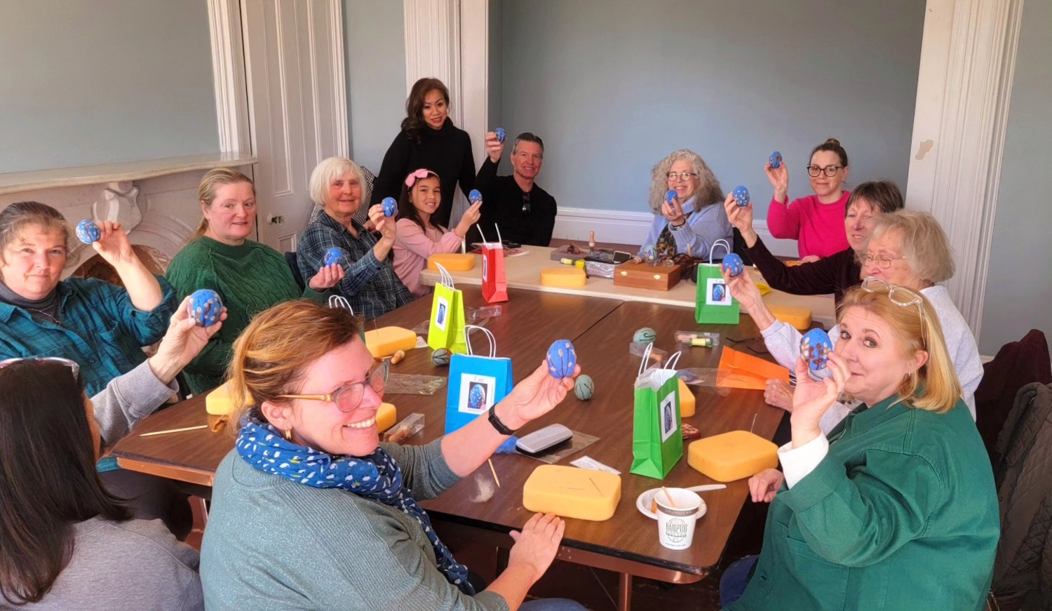 The farm museum regularly hosts workshops where guests can try their hands at old-fashioned experiences like needle felting. Courtesy photo