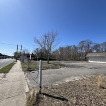 The former North Fork Bank building in Hampton Bays where investors had planned to open a cannabis dispensary. The owners have sued the town for blocking them from opening. DANA SHAW