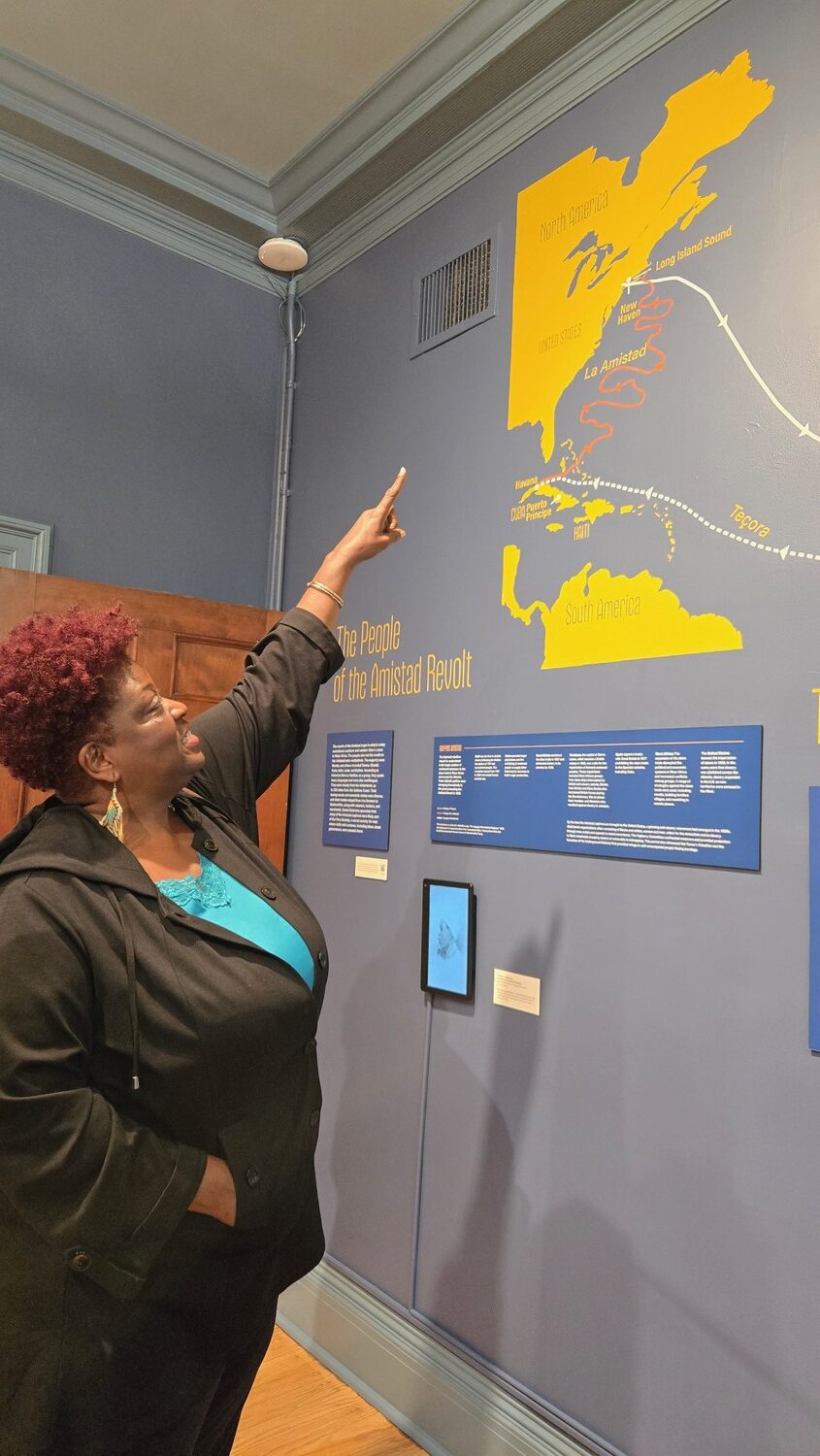 Brenda Simmons, Founder and President of the Southampton African American Museum, and Dr. Georgette Grier-Key, Executive Director of the Eastville Community Historical Society, recently traveled to Connecticut as part of a collaborative efforts with fellow stewards of the Amistad legacy.