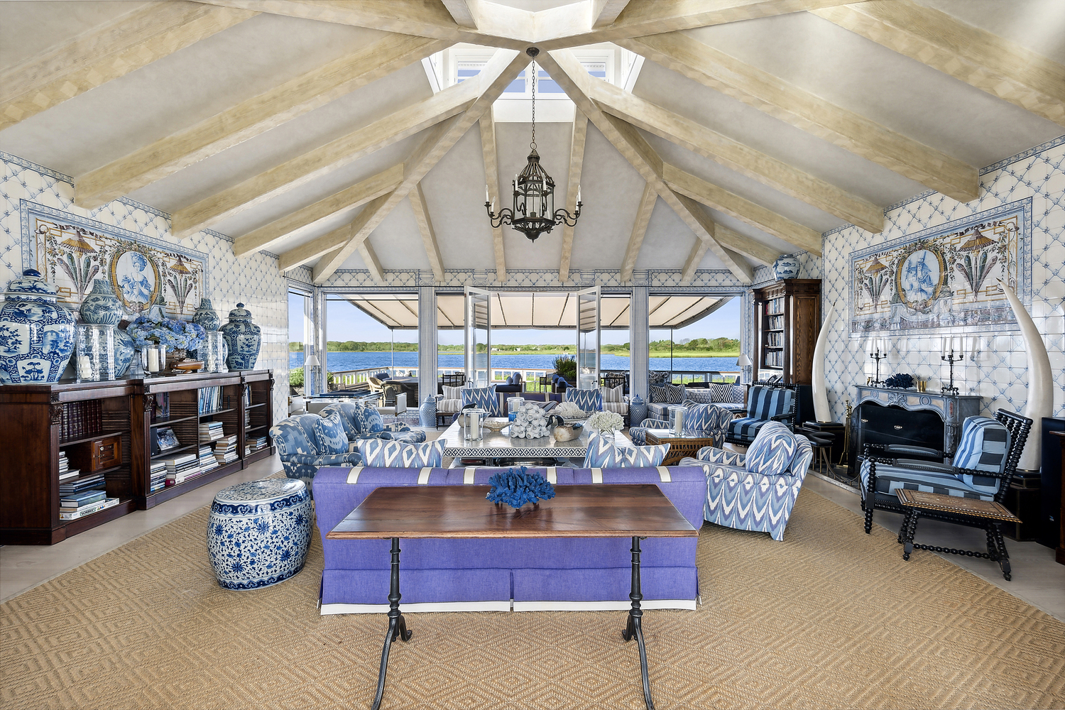 Inside 501 Meadow Lane in Southampton. COURTESY THE CORCORAN GROUP