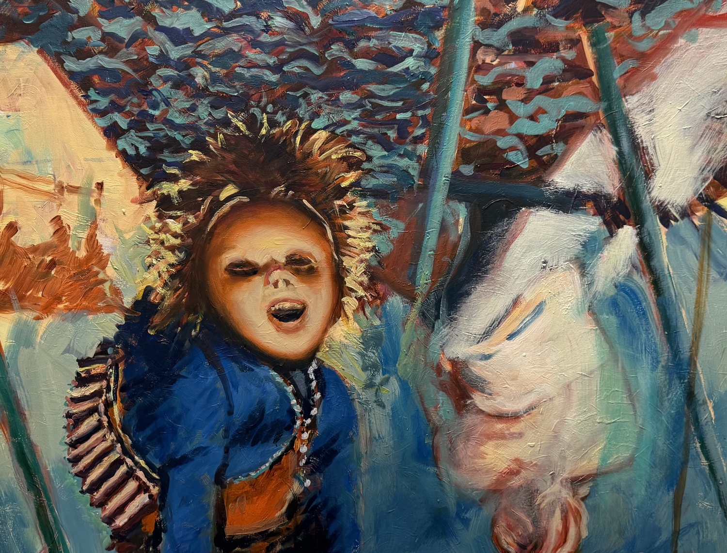 A painting by artist Michael McDowell. COURTESY THE ARTIST