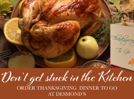 Thanksgiving TO GO at Desmond's