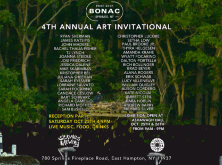 4th Annual Bonac Print Shop Art Invitational