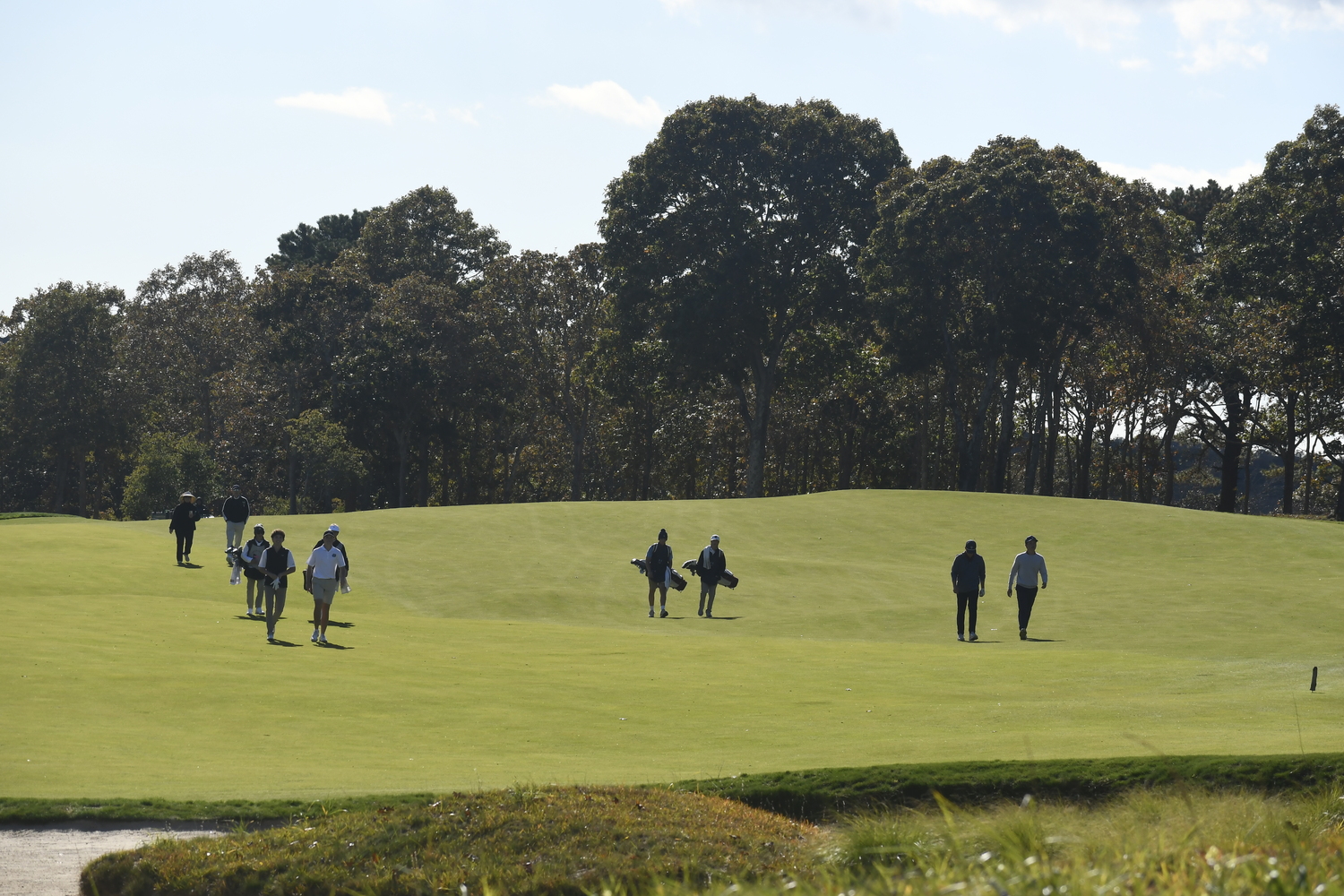 The Sebonack Challenge was played Friday under seasonable conditions. DREW BUDD