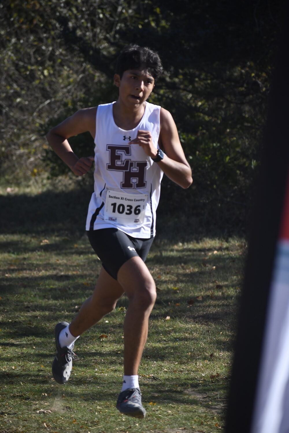 East Hampton junior Andrew Perez.  DREW BUDD